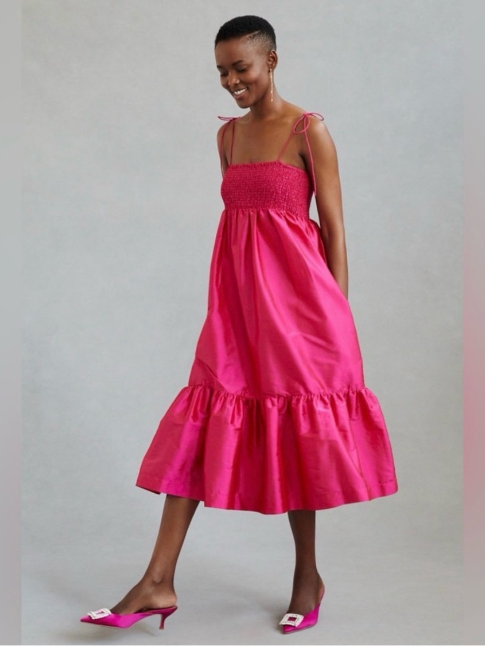 Anthropologie Dhruv Kapoor Pink Dress